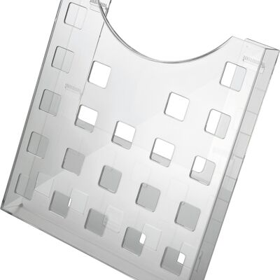 Prospekthalter "the grid" DIN A4 - glasklar