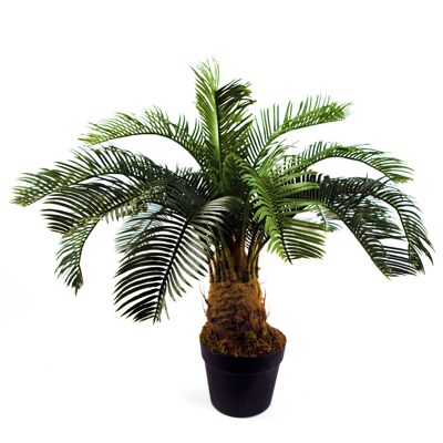 Plante Artificielle 110cm en pot Faux arbre palmier Aréca avec pot