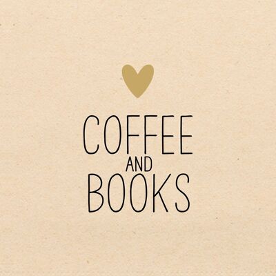Coffee & Books Napkin 33x33 eco