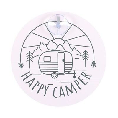 Happy Camper Fensterschild
