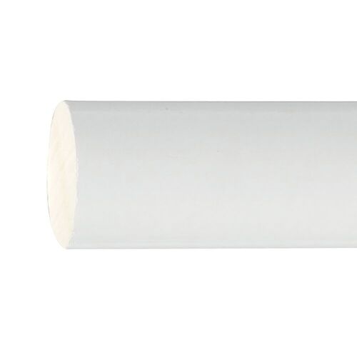 Barra Madera Lisa 1, 8 Metros x 20 mm. blanco