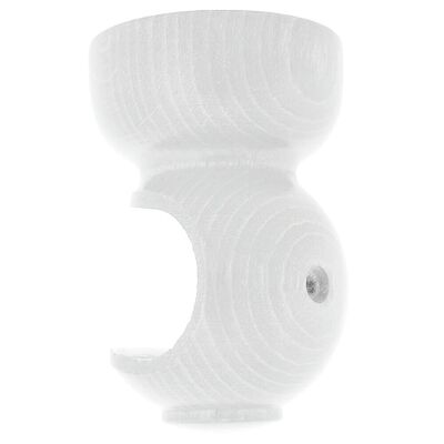 Smooth Wood Ceiling Support 20x 68 mm. White