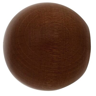 Borne en bois sphère 20x40 mm. Noyer