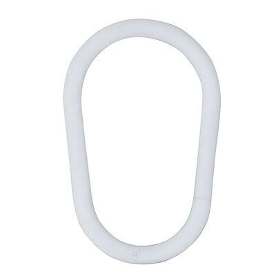 Anneau de bain poire 18 mm. (Sac 100 unités) Blanc