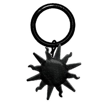 Geschmiedeter Ring "20 mm. Mit schwarzem Sonnenbeutel 10 Einheiten