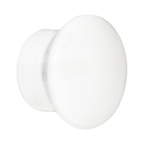 Terminal Zirconio Para Barras " 20 mm. Tapon Blanco (Pack 2 unidades)