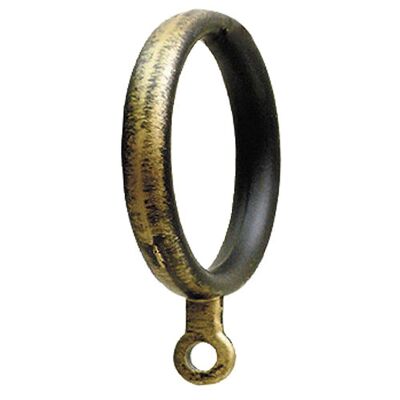 Geschmiedeter Ring "28 mm. Schwarz / Goldbeutel 10 Einheiten.