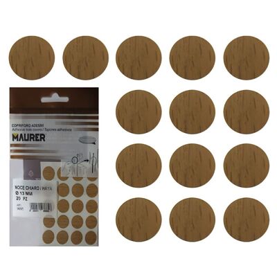 Beech Adhesive Screw Covers (Blister 20 units)