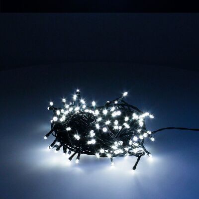 Guirlande Lumineuse de Noël 500 Leds Lumière de Noël Blanc Froid Intérieur et Extérieur Ip44