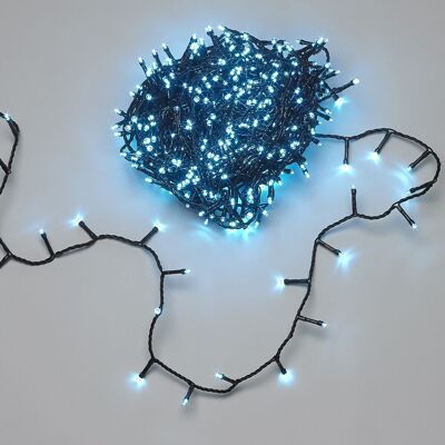 Guirlande Lumineuse de Noël 1000 Leds Bleu Glace Usage Intérieur/Extérieur IP44