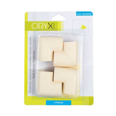 Oryx Gummi-Möbeleckenschutz (Bister).4 Stück)