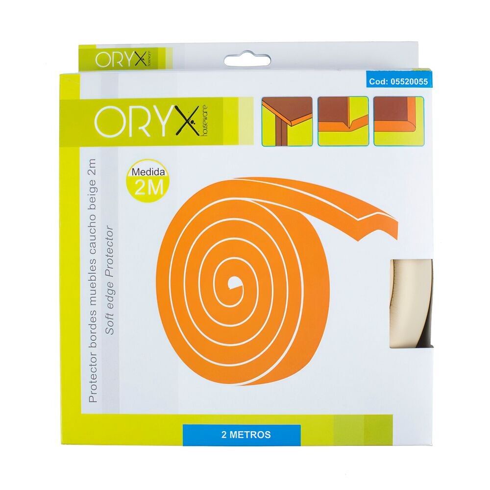 Proteggi bordi per mobili in gomma adesiva 2 metri
