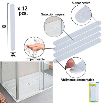 Adhesive Non-Slip Strips for Bathrooms / Showers