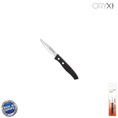 Aspen Peeling Knife Stainless Steel Blade 8 cm. Black