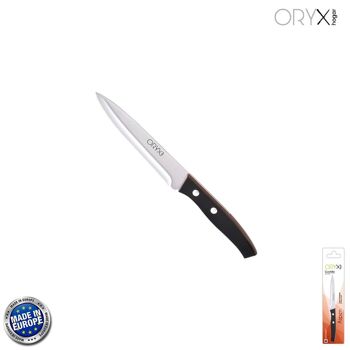 Couteau à légumes Aspen Lame en acier inoxydable de 15 cm. Noir