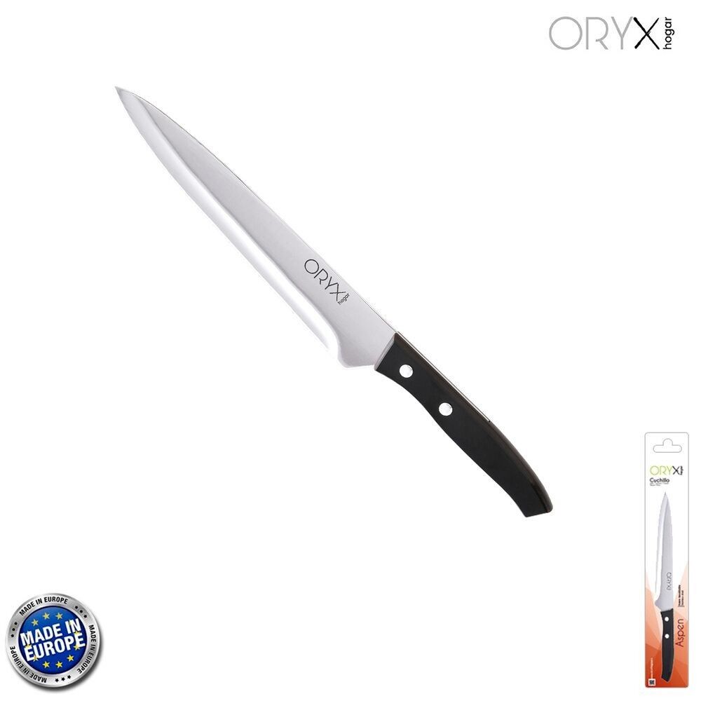 Coltello da Cuoco/Chef Aspen Lama in Acciaio Inox 20 cm. Nero