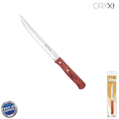Montana Kitchen Knife Stainless Steel Blade 15 cm. Wooden Handle
