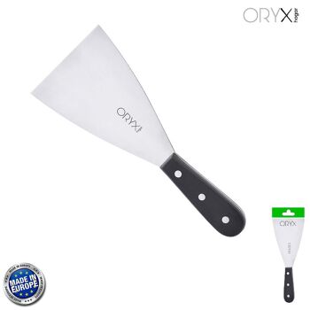 Spatule de cuisine Grenoble en acier inoxydable 9 cm. Noir