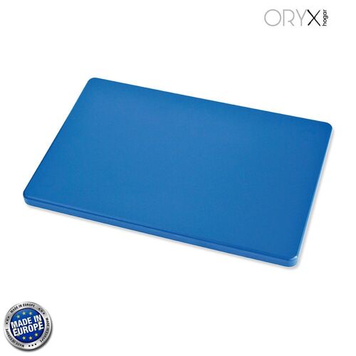 Tabla Cortar Polietileno 35x25x1, 5 cm.  Color Azul