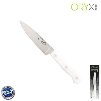 Husky Peeling Knife 11 cm. Stainless Steel Blade, Vegetable Knife, Vegetable Cutting Knife White Ergonomic Handle