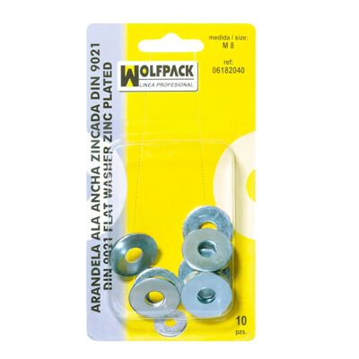 Din9021 M10 Wide Wing Washers (8 Pieces)