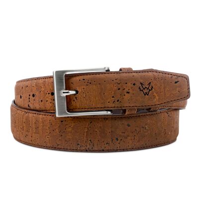 Ceinture en liège en marron - M/L (35,5″ à 39,5″)