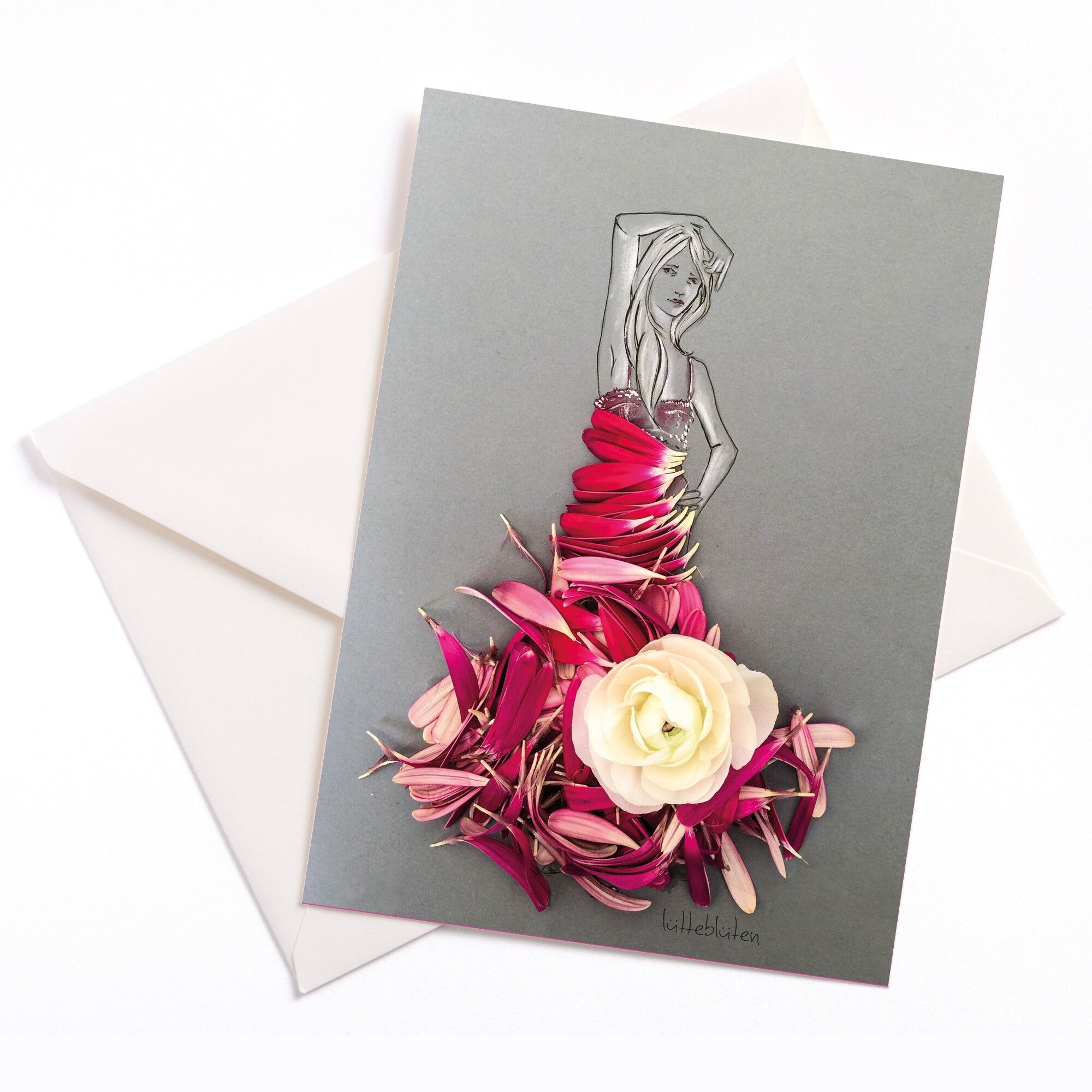 Posso chiedere – biglietto con anima colorata e busta |002