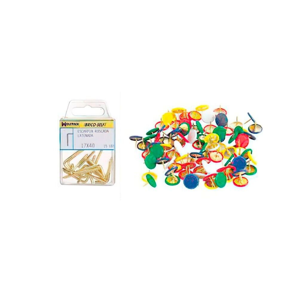 Puntine da disegno smaltate blu, 35 unità