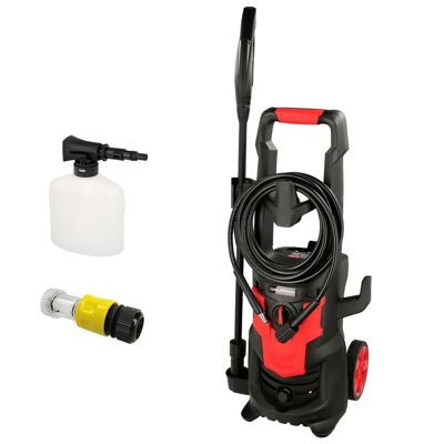 High Pressure Washer 135 Bars 1.800 Watts.  With Accessories.  330 Liters / Hour. Water Cleaner With Detergent Tank