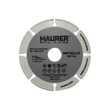 Disque à tronçonner universel pour métaux "115 x 1,2 mm.