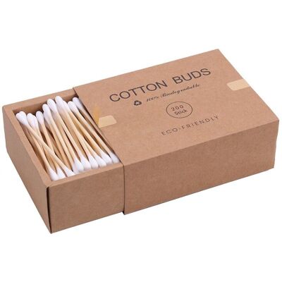Cotton swab 5 colors I Bamboo
