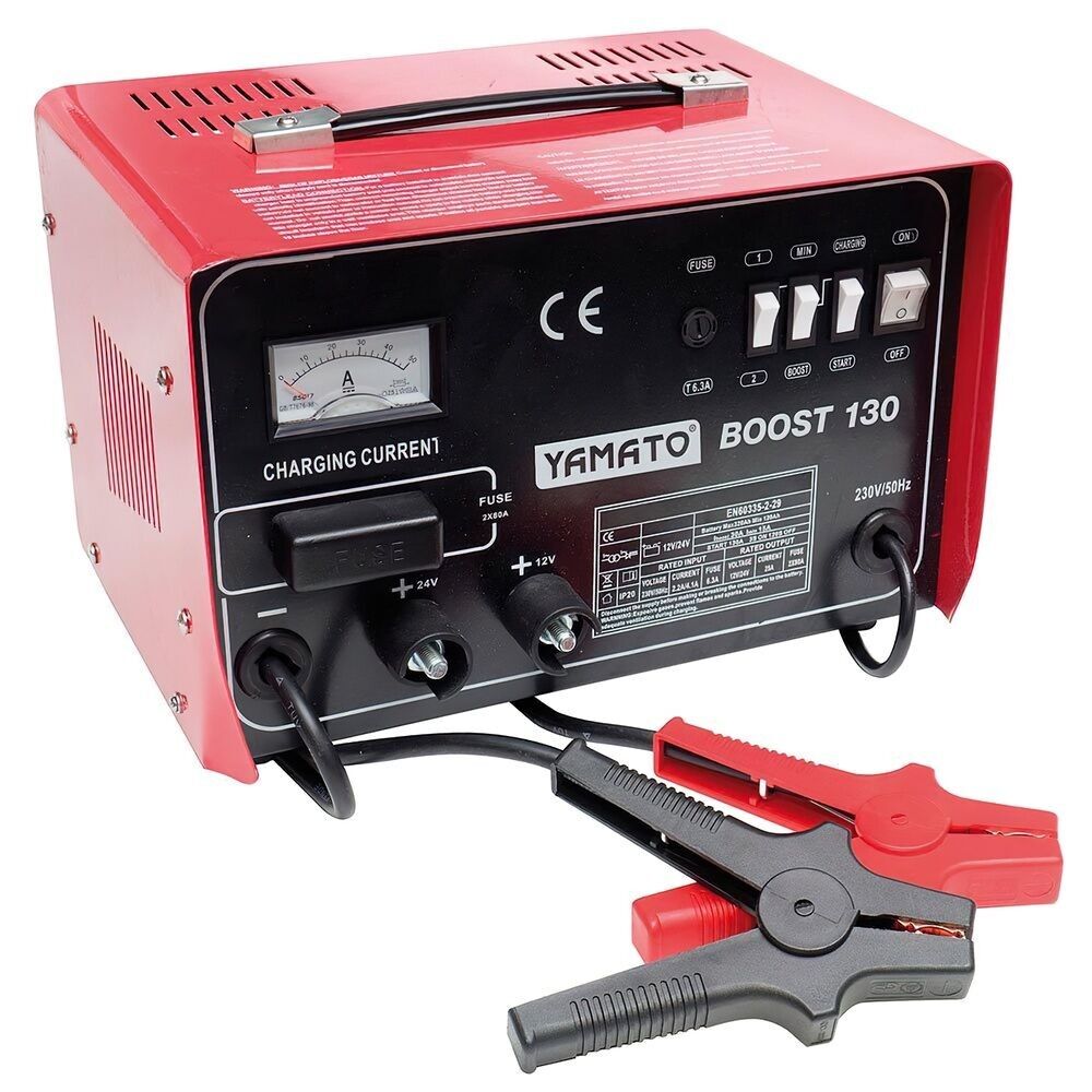 Boost-130-Batterieladegerät mit 12/24-V-Starter. 120-320 Ampere