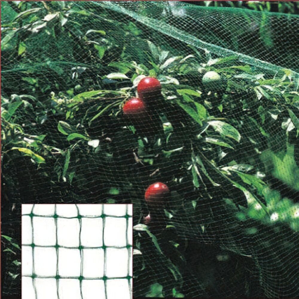 Rete anti-uccelli (rotolo 4 x 5 metri) Rete per proteggere alberi, colture, frutti.