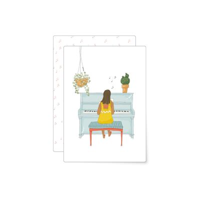 Piano | tarjeta postal