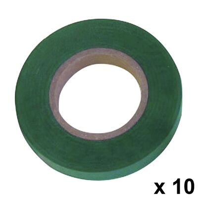Bindeband 11 x 0,15 mm. x 26 Meter Grün (Packung mit 10 Rollen)
