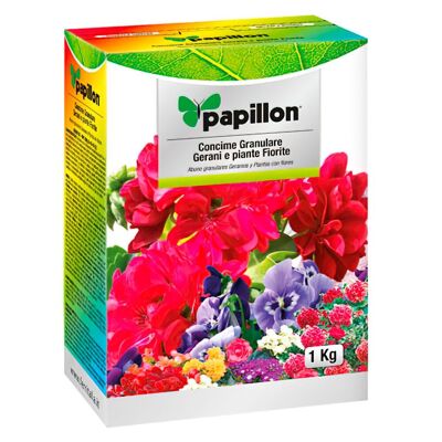 Papillon Grain Fertilizer Geraniums and Flowers 1 Kg