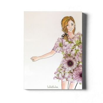 Flower Child – carte avec noyau de couleur et enveloppe | 015 3