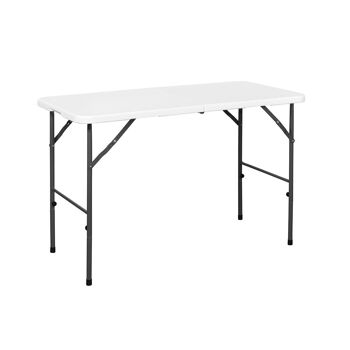 Table pliante rectangulaire 120x60x7