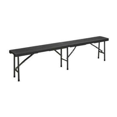 Antacite Gray Folding Bench 180x28x43cm.