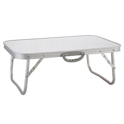 Tavolo da spiaggia pieghevole in alluminio 60x40x25 cm
