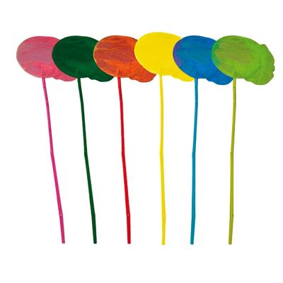 Griff Fischernetz farbig sortiert 60 cm.