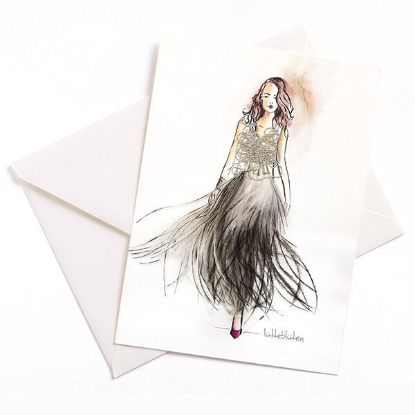 Catene per abiti - Card con anima e busta colorate | 018