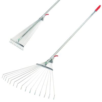 Papillon Adjustable Garden Rake With Handle