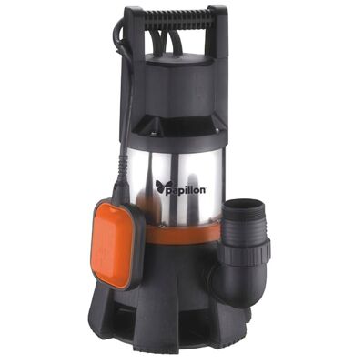 Submersible Water Pump 1300 W. Stainless/rubber