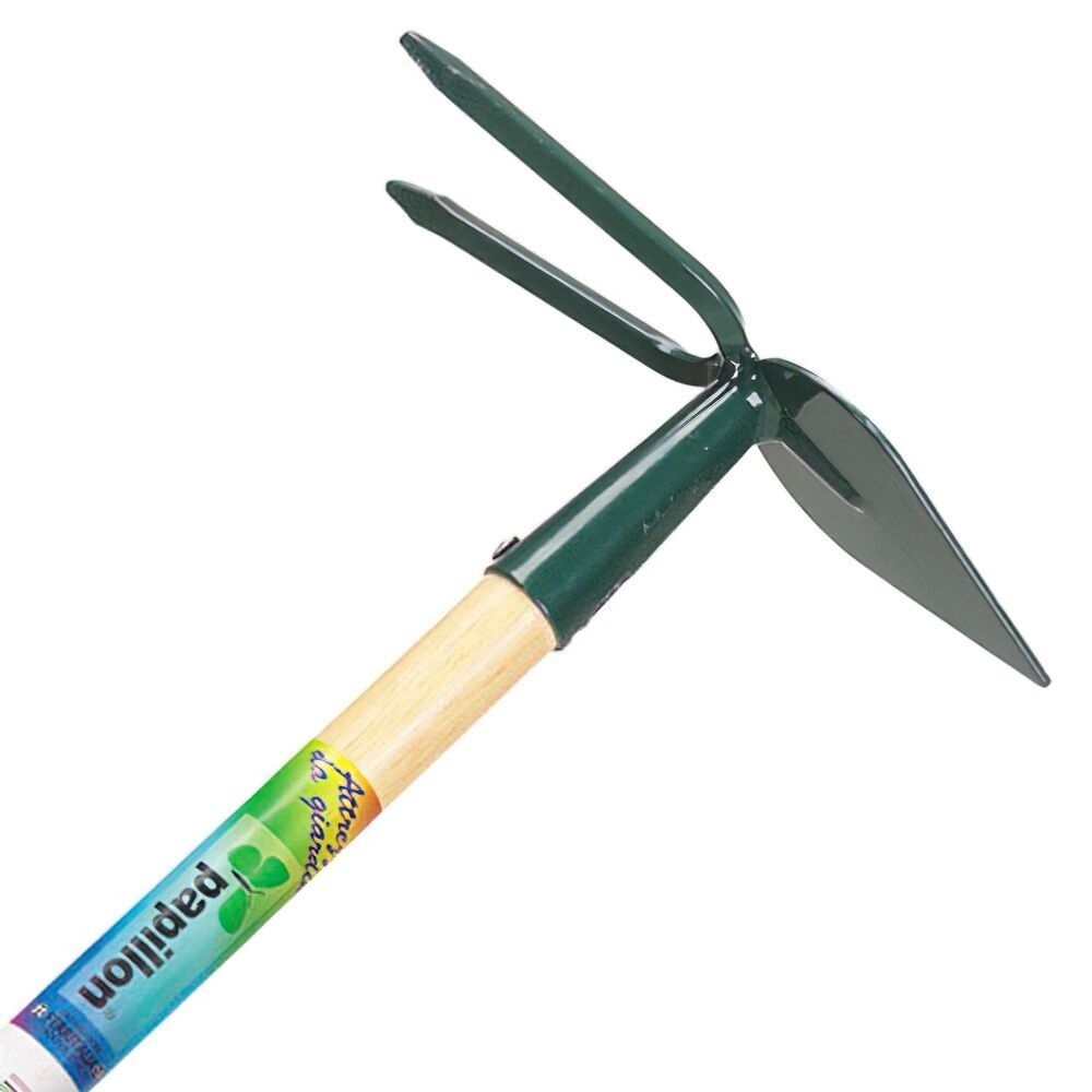 Papillon Hacke/Gabel mit Holzstiel 130 cm.