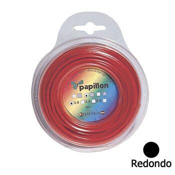 Fil de nylon rond professionnel 3,0 mm. (9 mètres)