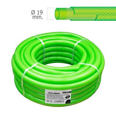 Saturnia Reinforced Latflex Hose Tube, Diameter 19 mm, 3/4 Inch, Roll 50 Meters