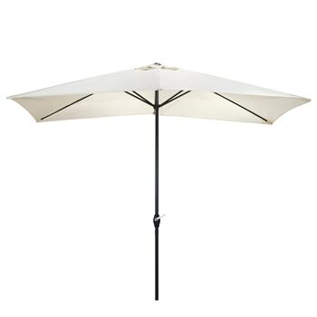 Parasol de jardin rectangulaire Papillon 2x3 mètres