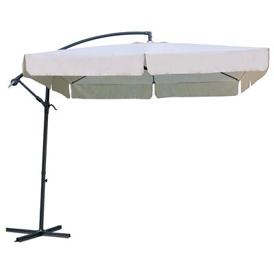 Papillon Garden Parasol Lateral Foot 2.5 x 2.5 meters