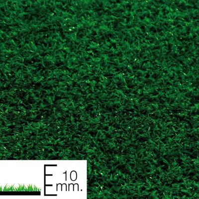 Artificial grass 10 mm.  Roll 1 x 5 meters. Domestic use